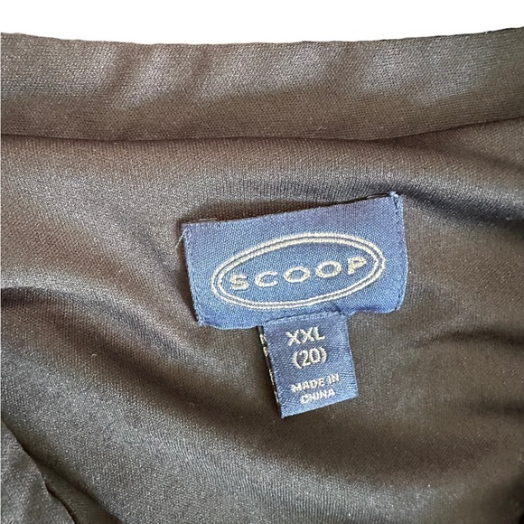 Scoop Black Sequins Collar Shirt Dress Size XXL (20) - Picture 11 of 17